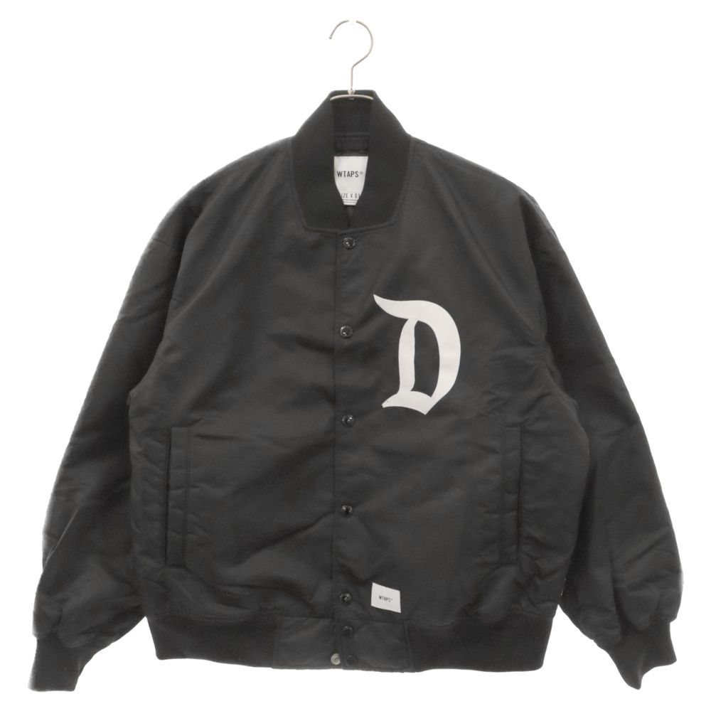 WTAPS (ダブルタップス) 23SS TEAM JACKET TEAM / JACKET / NYLON. TWILL. DSQD パッチデザイン チームジャケット 231TQDT-JKM01 ブラック - メルカリ