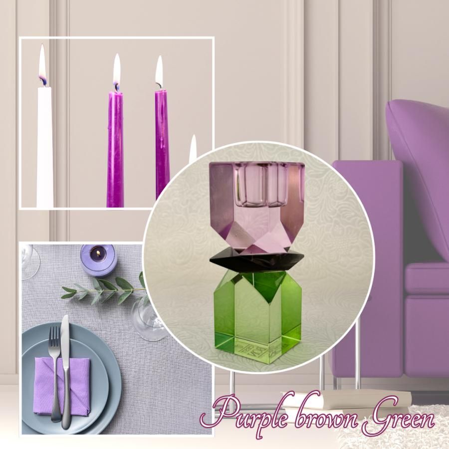 ガラス クリスタルキャンドルホルダー 北欧デザイン キャンドルスタンド ロウソク立て 北欧 インテリア 雑貨 ブランド ギフト ガラス