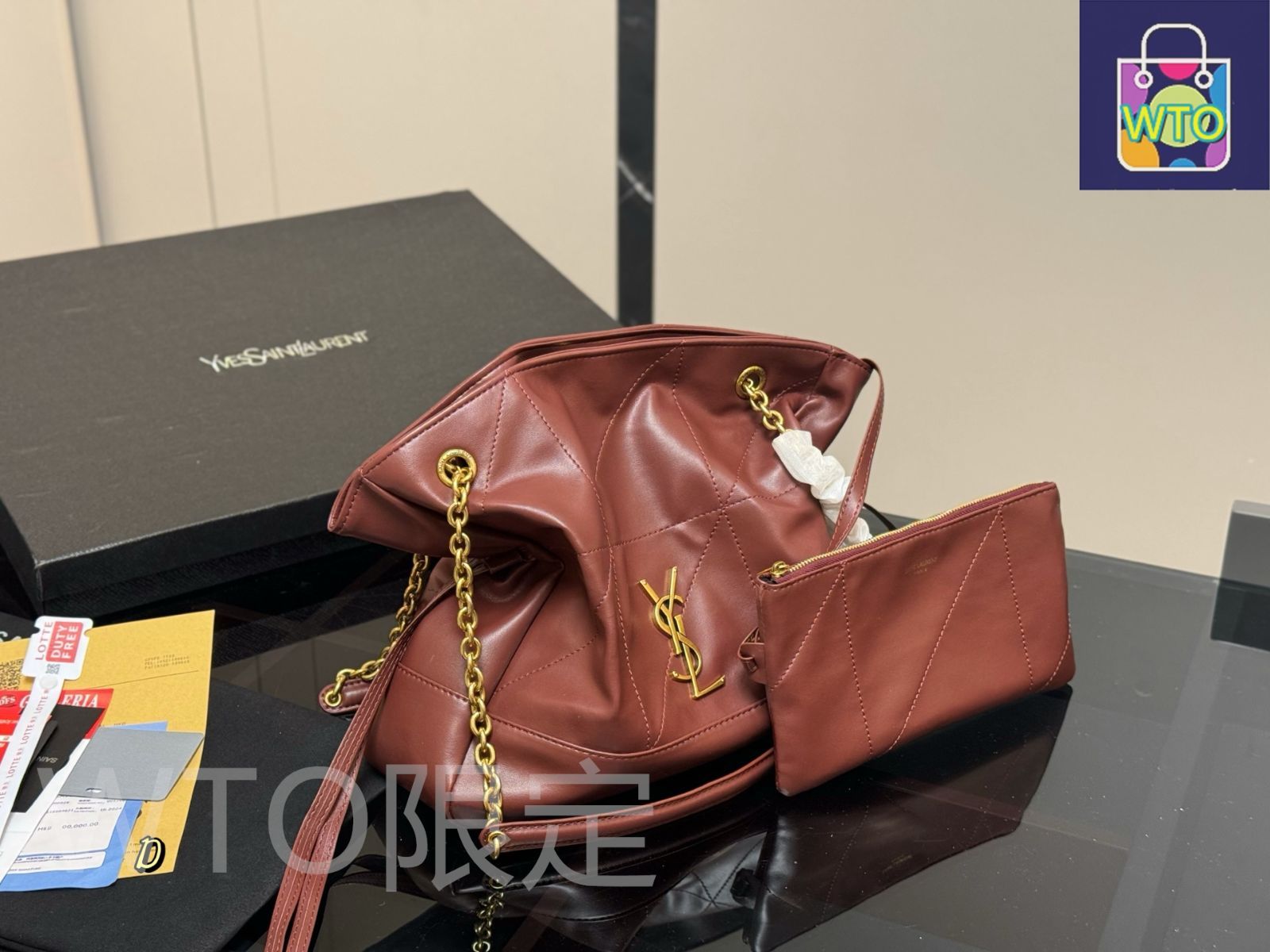 今日特価】YSL サンローラン バッグ（29×27cm）-WTO輸入1 - メルカリ