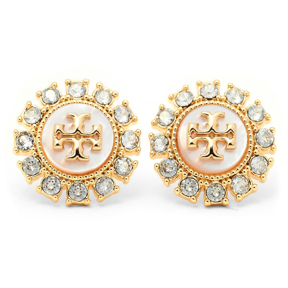 新品 トリーバーチ TORY BURCH ピアス エナメル ロゴピアス トリー 