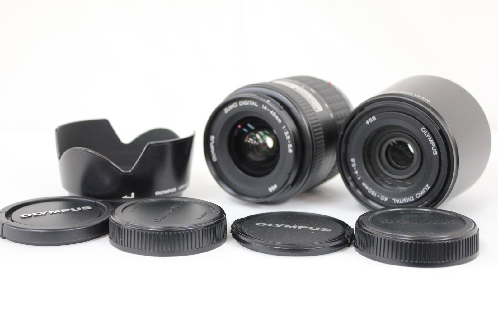 返品保証】 【レンズ2点まとめ】オリンパス Olympus Zuiko 14-45mm F3