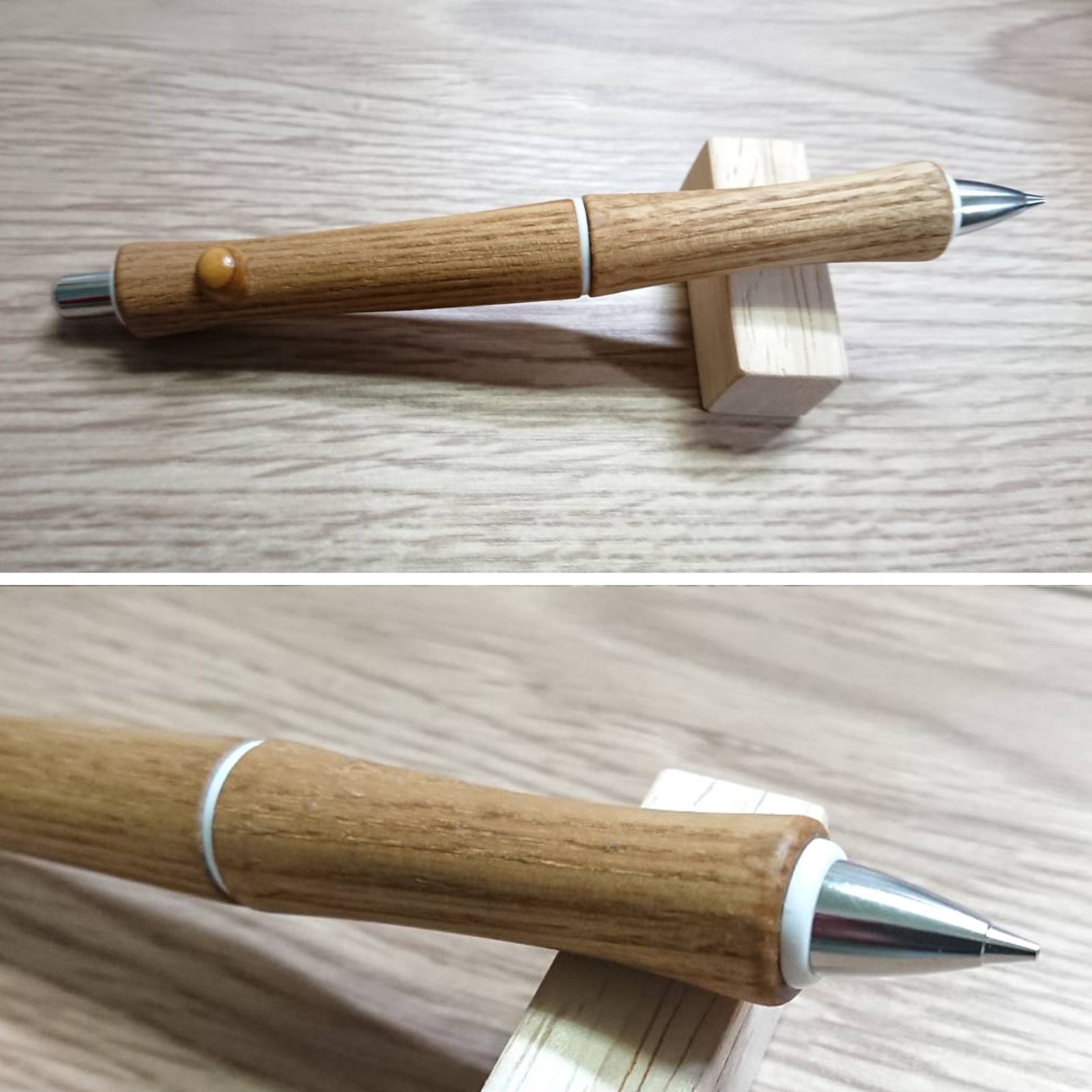 木軸シャーペン - 筆記具