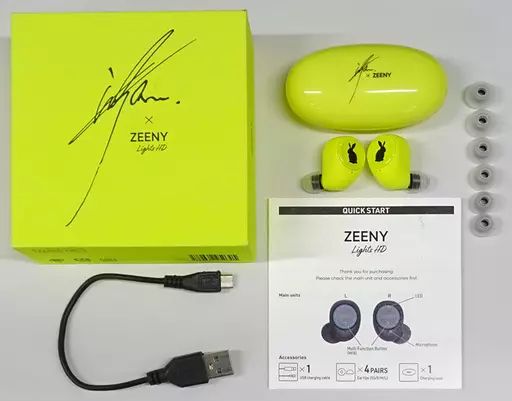 ヘッドフォン 谷山紀章 コラボレーションイヤフォン Zeeny Lights HD ×谷山紀章