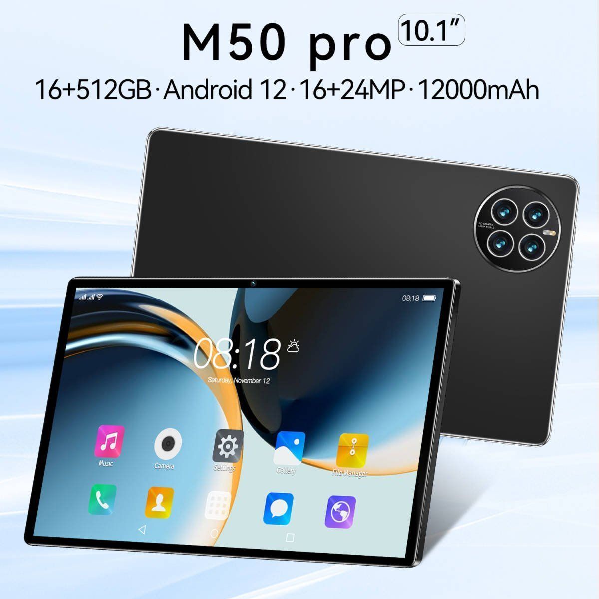 タブレット android 12 PC 本体 8インチ 8GB+128GB おすすめ 安い wi-fiタブレット 通話対応 在宅勤務 ネット授業 コスパ simフリー Bluetooth GPS 大人気 NEW Android 12 タブレット10.1インチ Wi-Fi モデル 2023 NEW