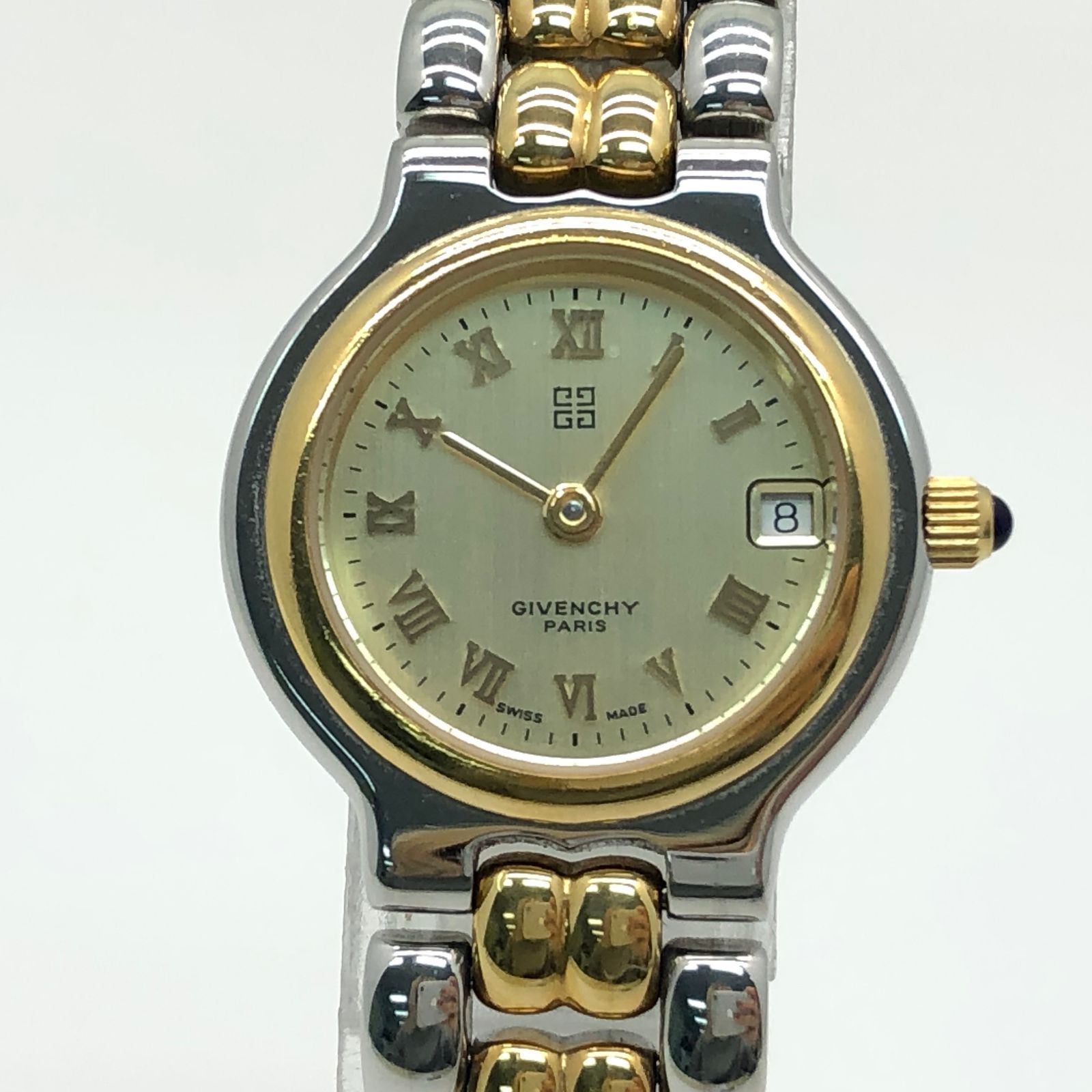 ジバンシイ GIVENCHY SKELT REG.MODEL レディース 腕時計 稼働品 4-737 