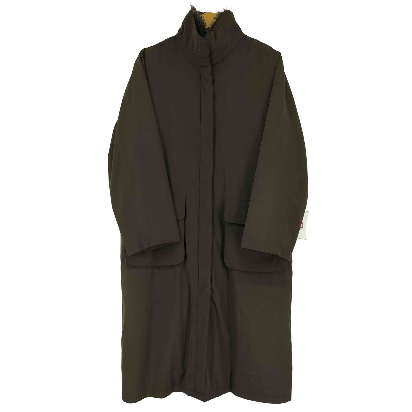 ユーズドフルギ USED古着 EmilTOH フェイクファー付きロングコート  