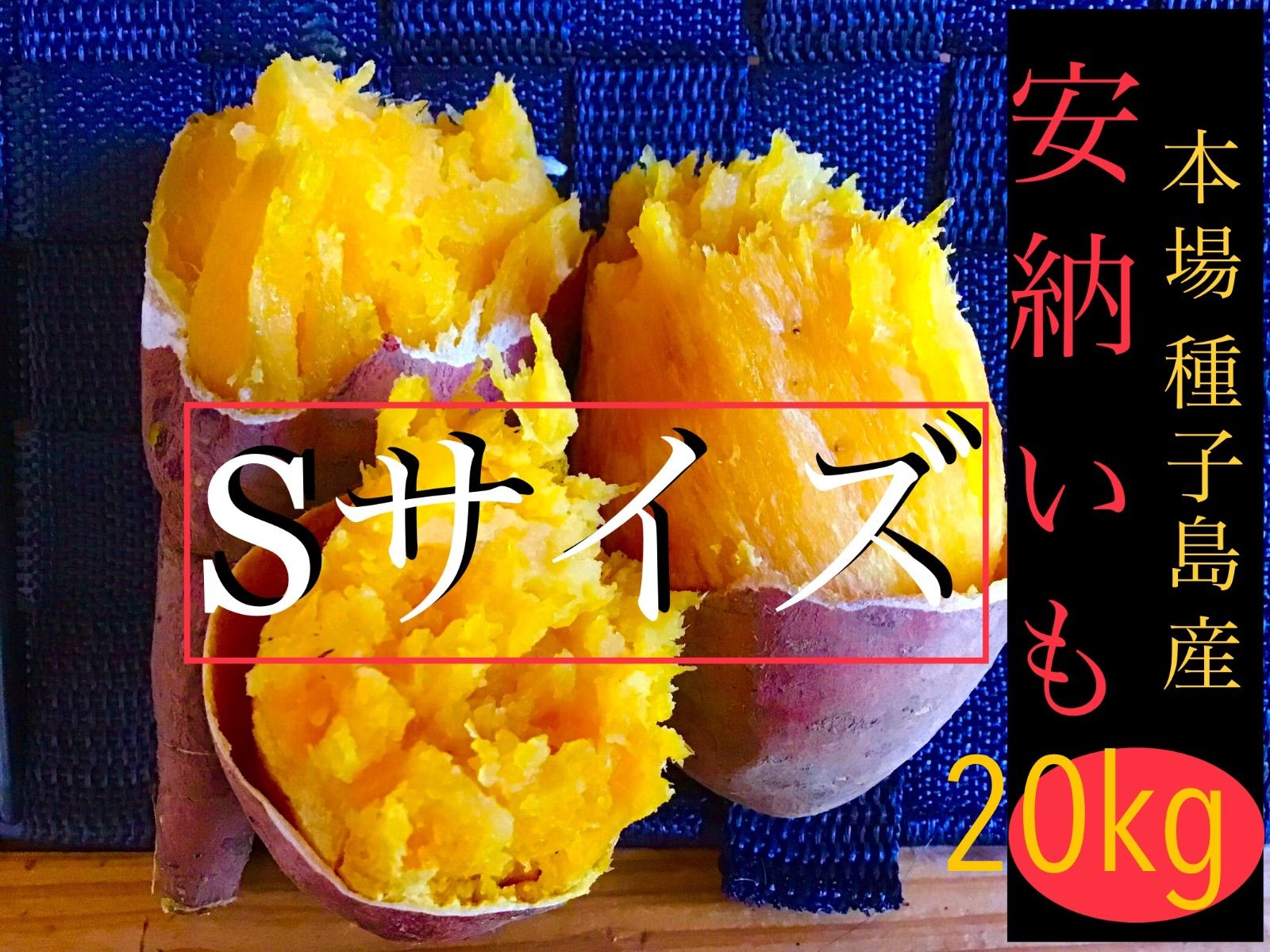 安納芋種子島産 Sサイズ20kg さつまいも 安納芋 紅 20