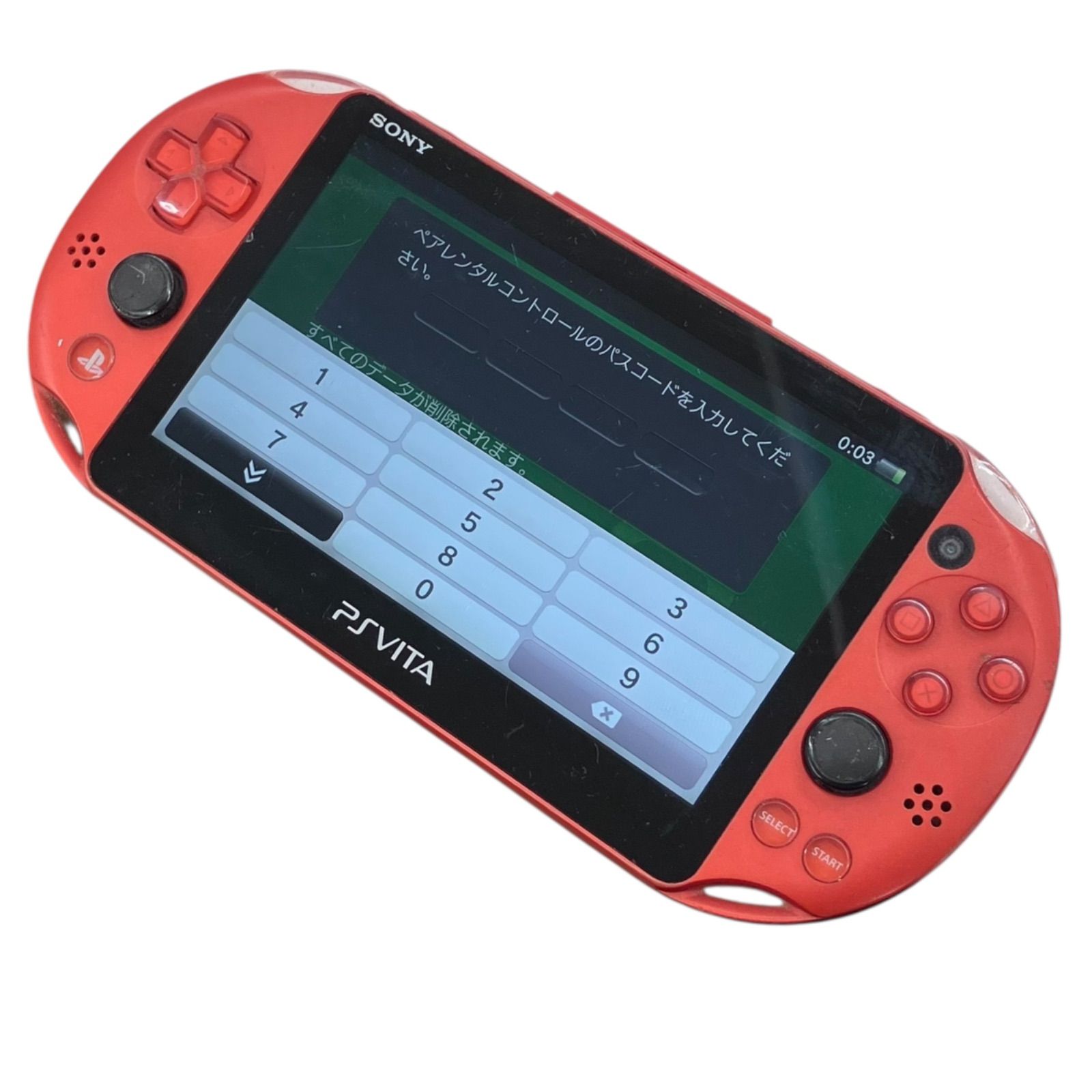 186000 訳あり 現状品 SONY PSVita PCH-2000 レッド - メルカリ