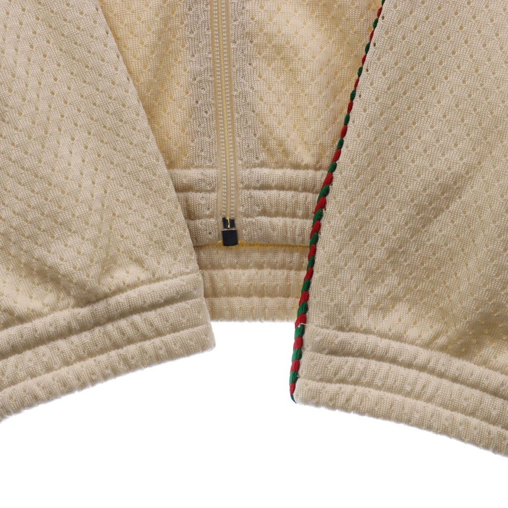 GUCCI グッチ サイドライン GGワッペン メッシュ トラックジャケット M GUCCI - GUCCI グッチ サイドライン GGワッペン メッシュ