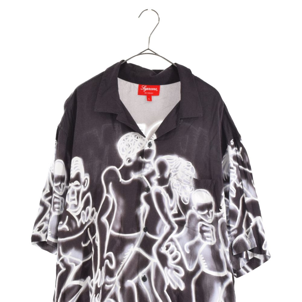 SUPREME (シュプリーム) 21SS Dancing Rayon S/S Shirt ダンシング