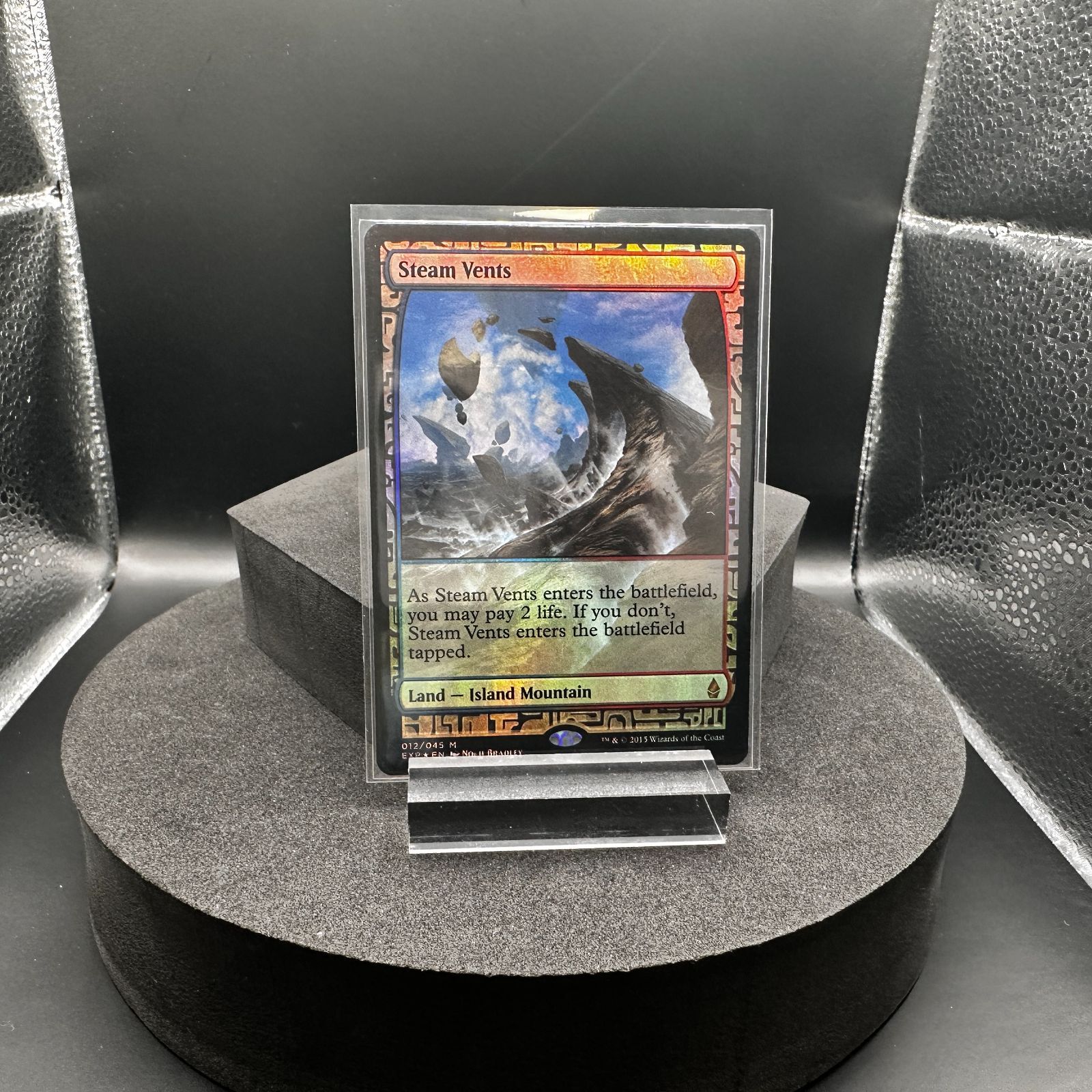 Foil 蒸気孔/Steam Vents EXP 英語 NM MTG マジック：ザ・ギャザリング