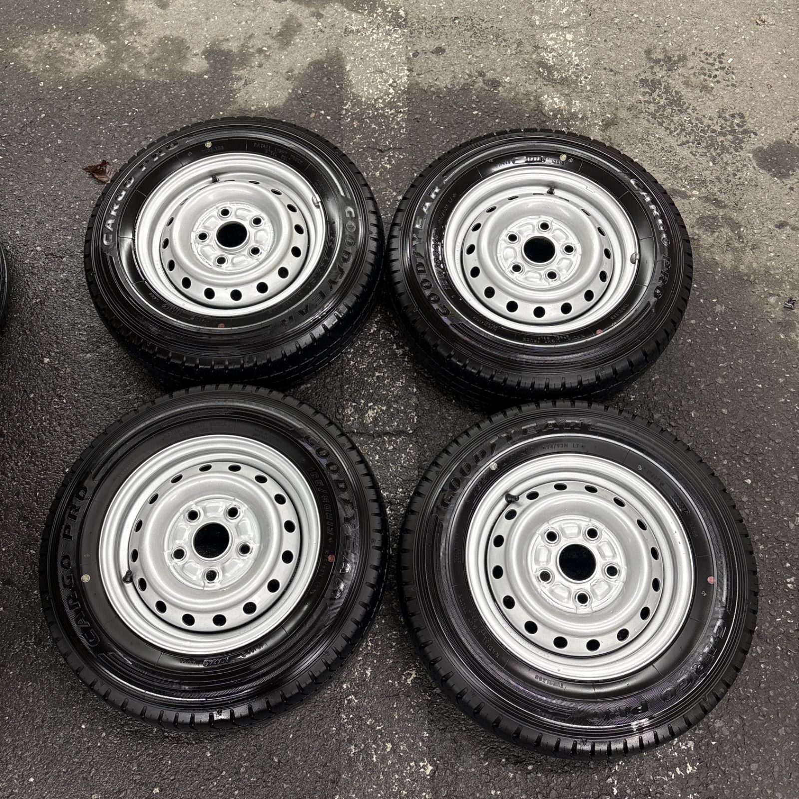 トヨタ タウンエース ライトエース 純正ホイールタイヤセット 165 080R13