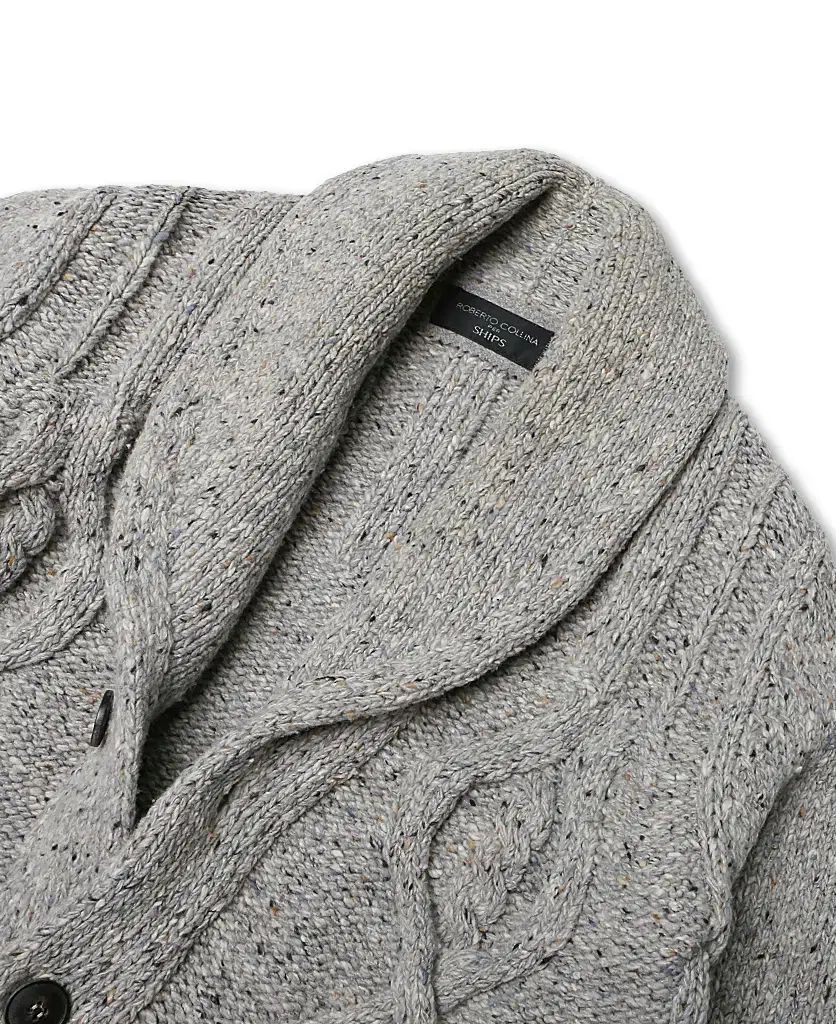 ロベルト コリーナ Roberto Collina 95 ショール ニット カーディガン