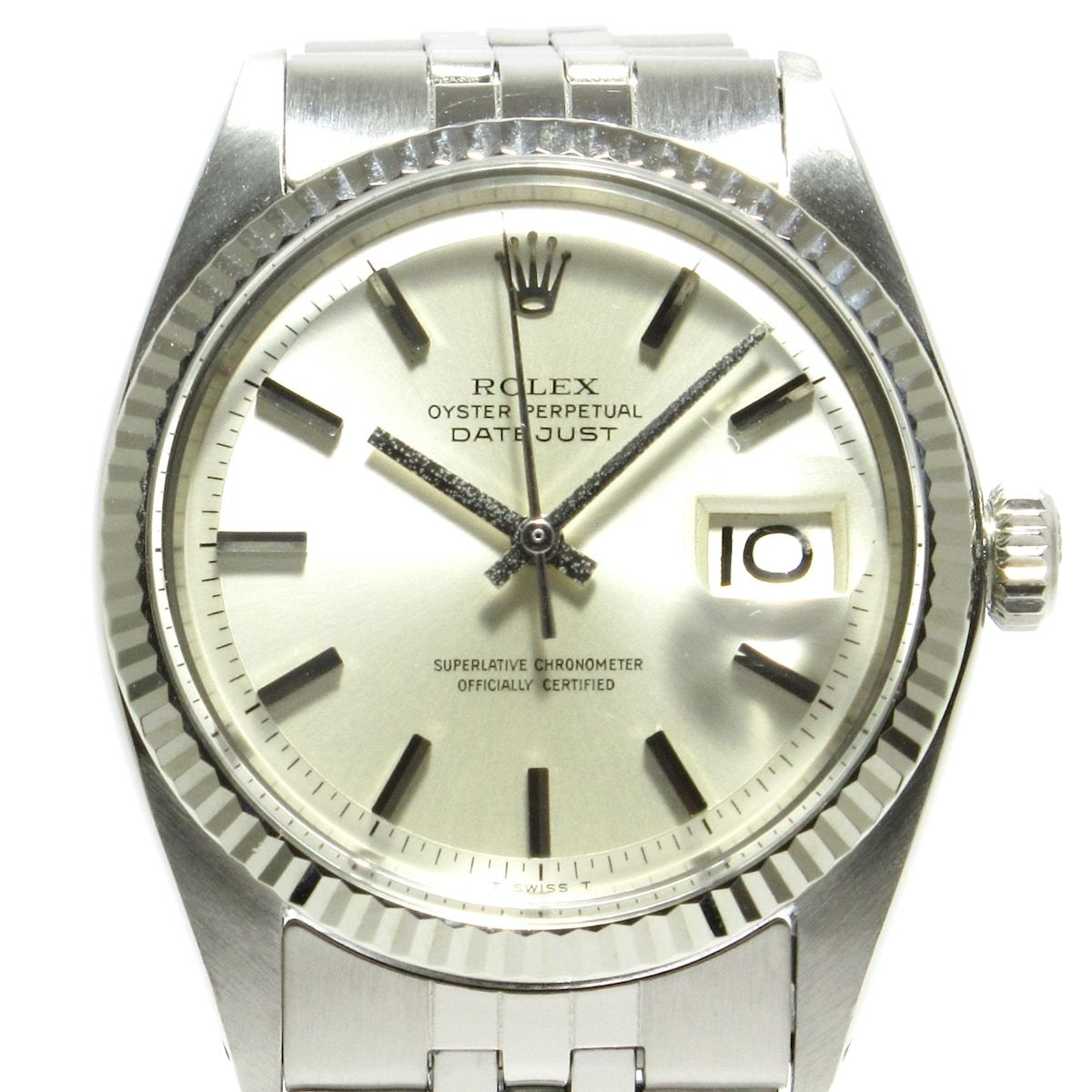 ROLEX(ロレックス) 腕時計 デイトジャスト 1601 メンズ SS×K18WG 
