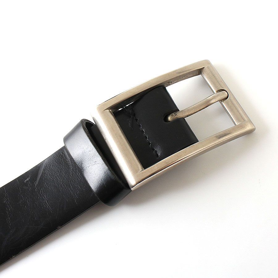 MOH25140 PRADA プラダ レザー ベルト レザー メンズ ブラック