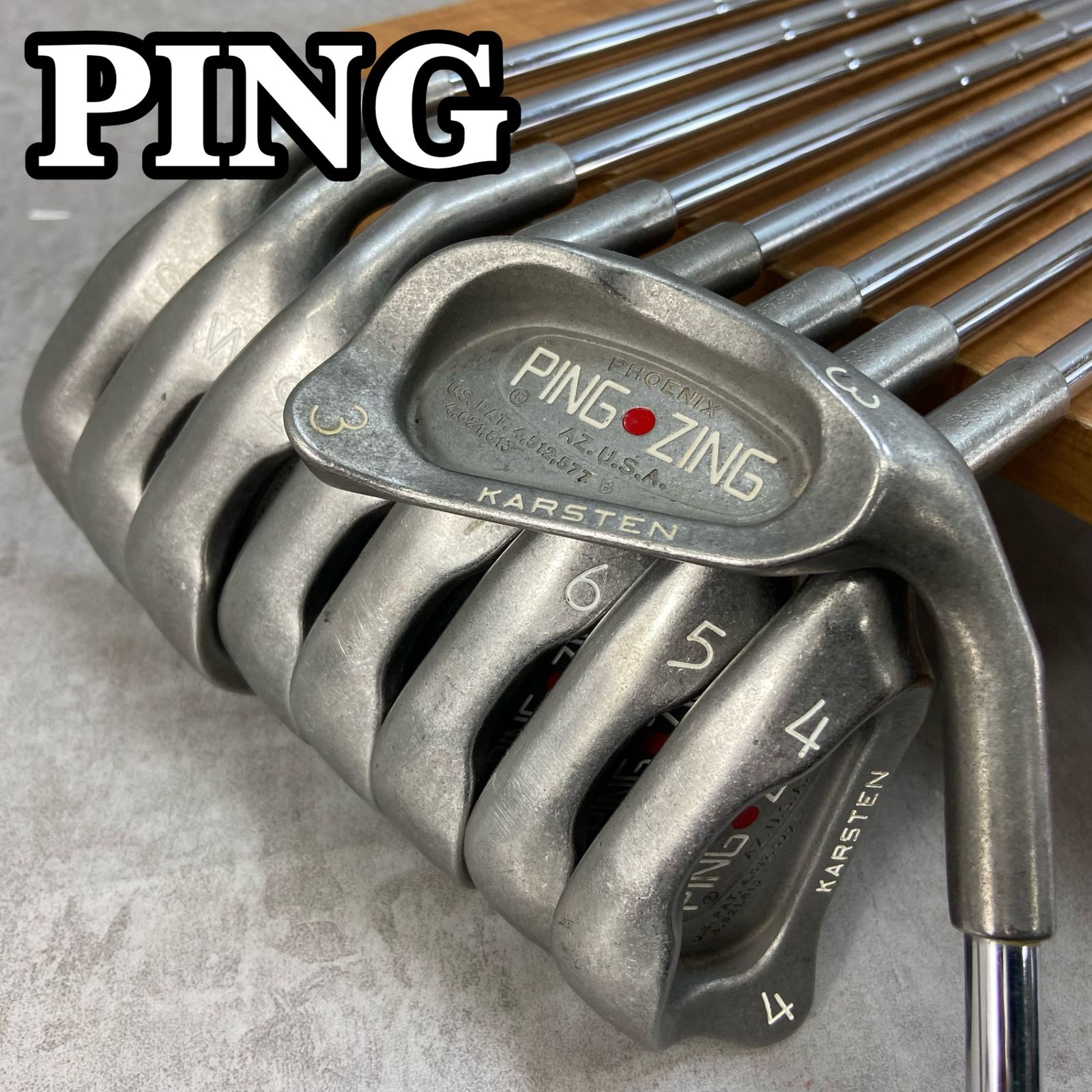 PING ZING メンズゴルフ アイアンセット 9本 右利き用 ピン - メルカリ