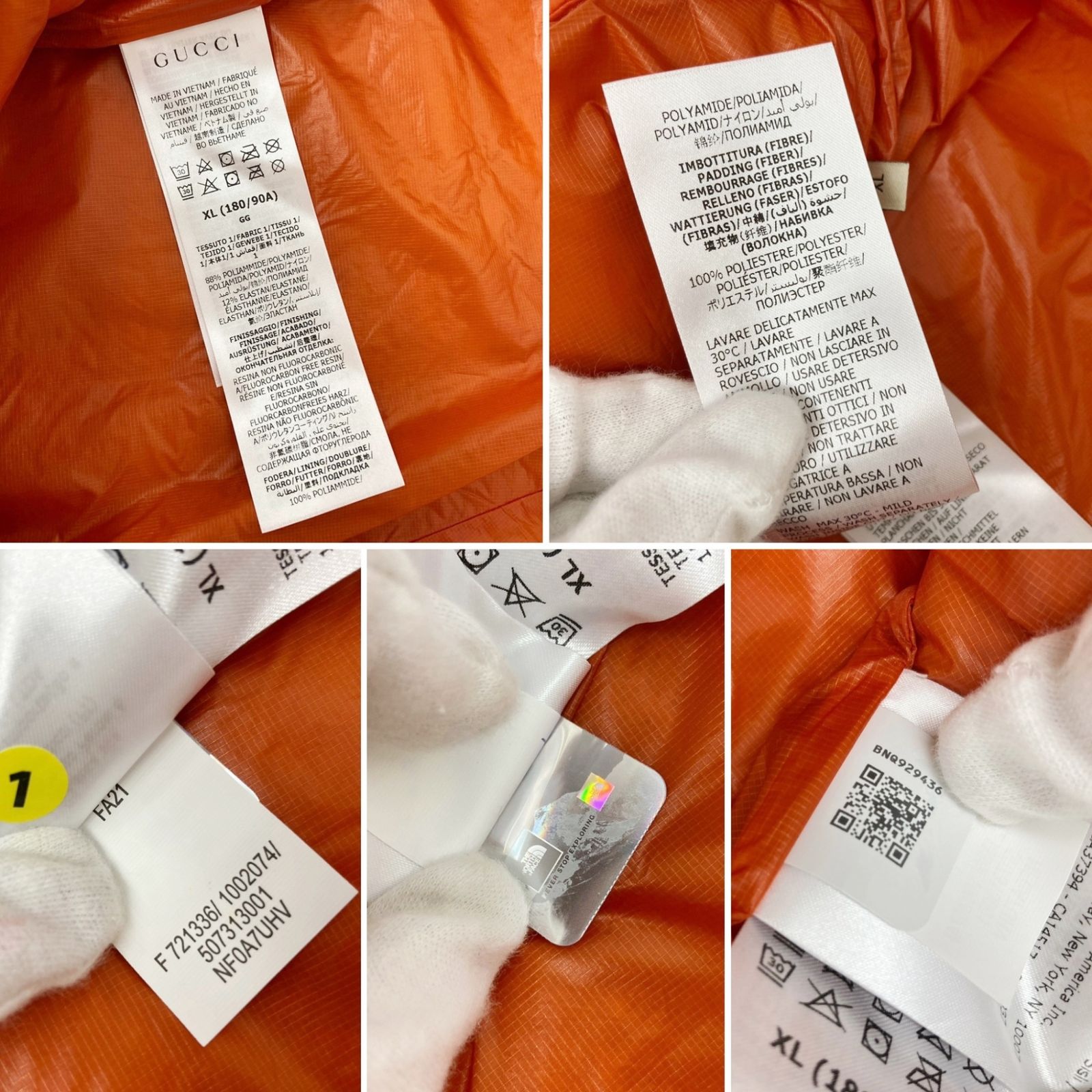 GUCCI (グッチ) ×THE NORTH FACE (ザノースフェイス) 22AW マルチ