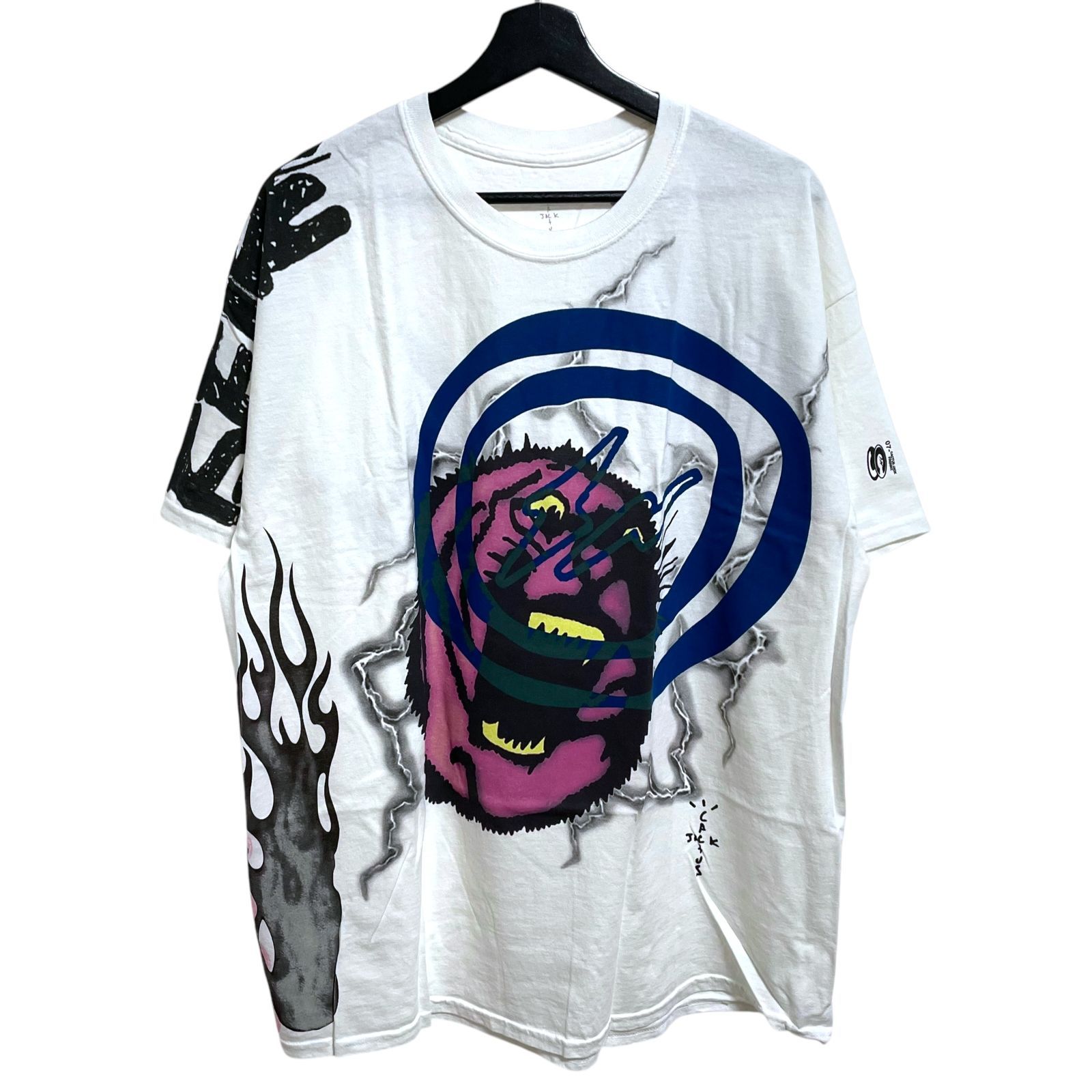 CACTUS JACK】× FRAGMENT SUNRISE TEE TRAVIS SCOTT WHITE カクタス 