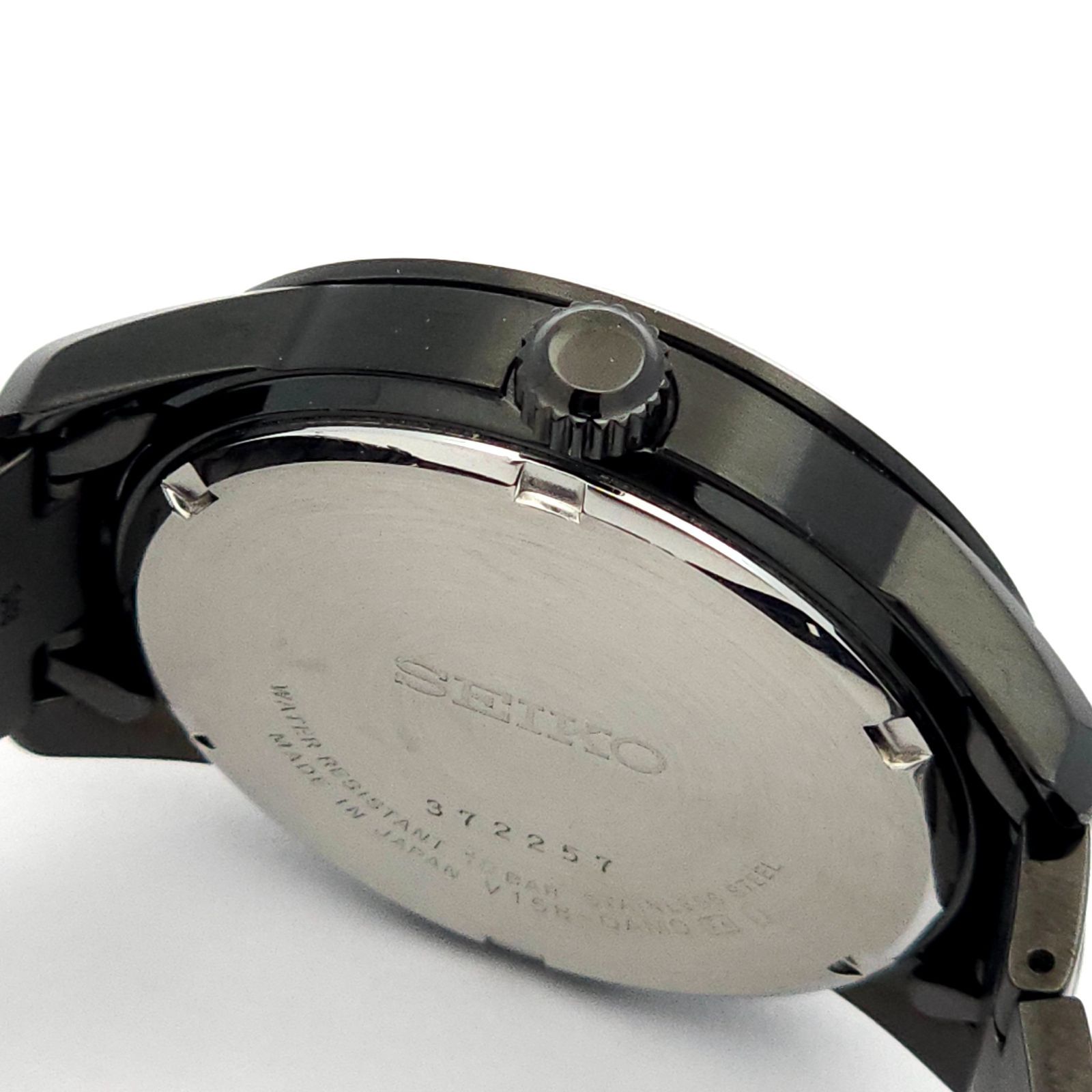 ☆美品 SEIKO セイコー V158-0AM0 ソーラーQZ 動作品 黒 - メルカリ