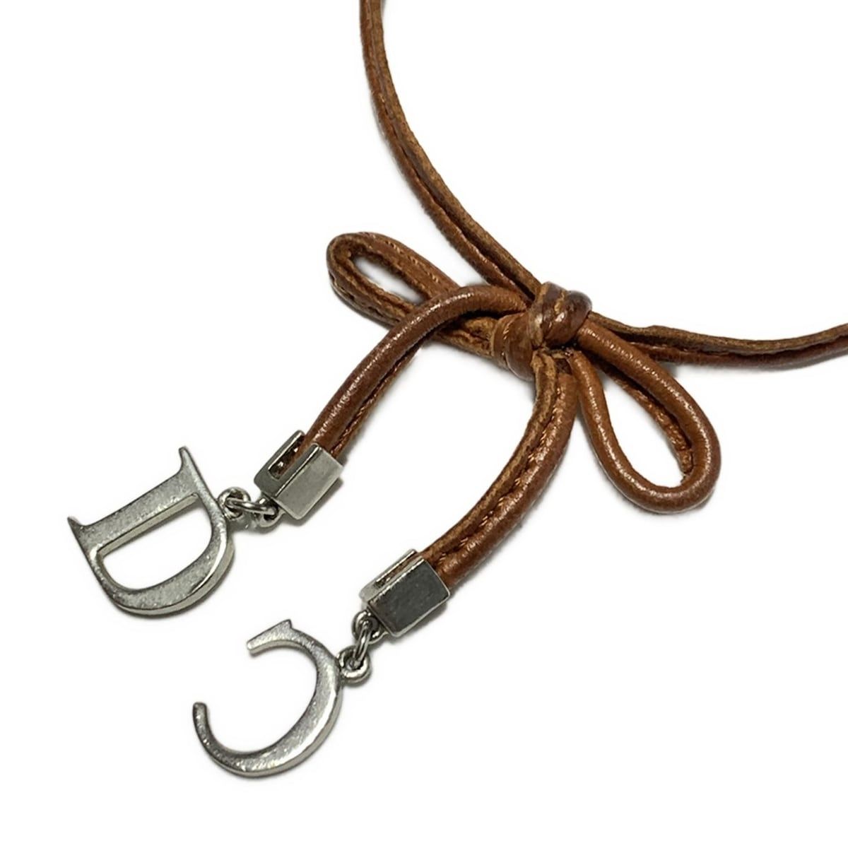 レザー ブラウン×シルバー