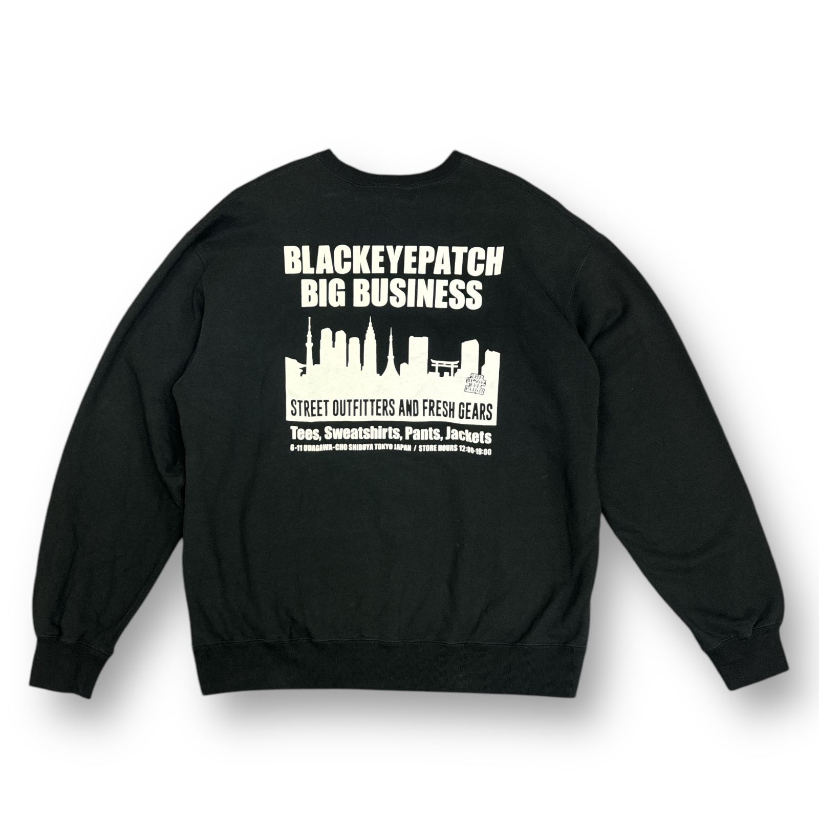 blackeyepatchトレーナー ✓BlackEyePatch 刺繍ロゴ ワッペン