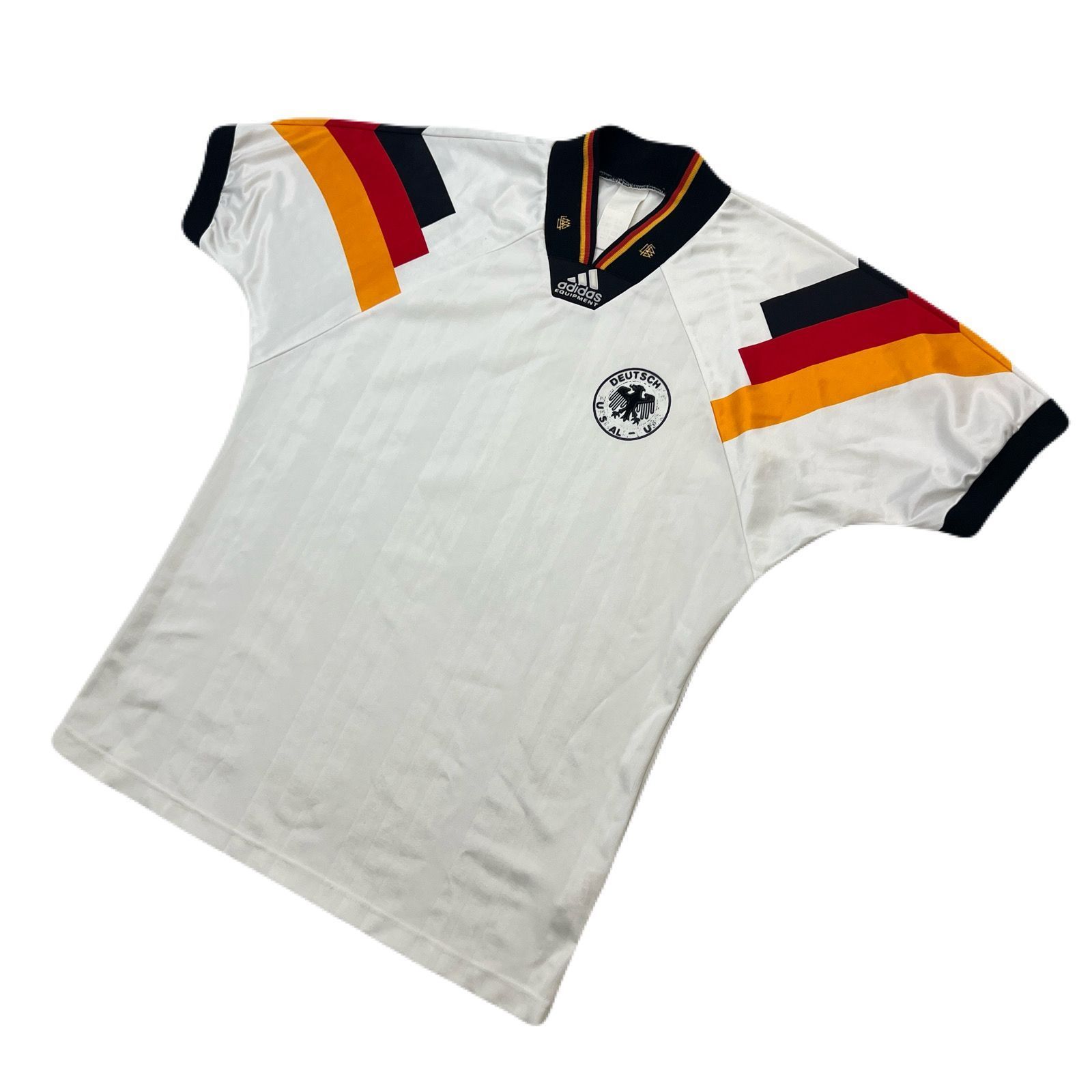 adidas 西ドイツ代表 レプリカユニフォーム メンズ M ヴィンテージ 1992 サッカー ユニフォーム アディダス ●CK257