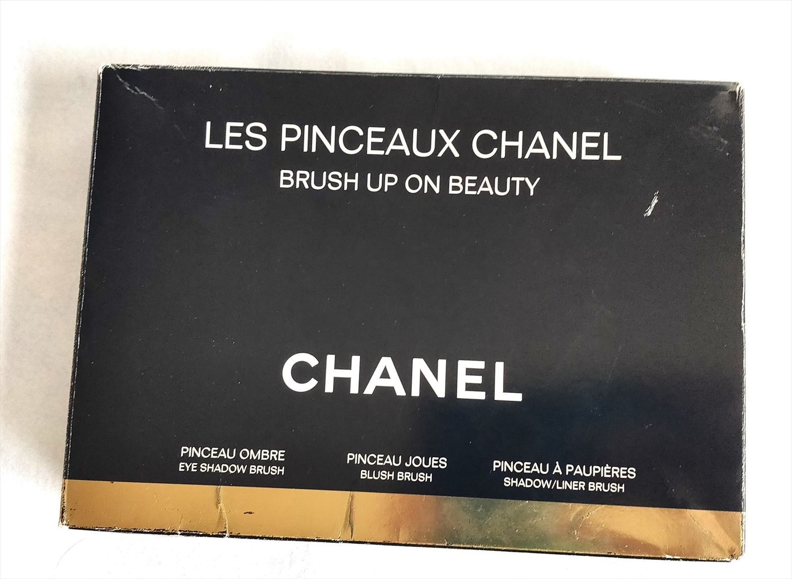 シャネル CHANEL メイクポーチ 化粧ポーチ ブラシケース ブラシ3本 未