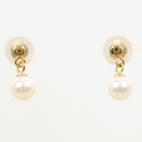 【国内正規総代理店アイテム】 K18YG ピアス メルカリ - 総重量約0.4g パール（真珠） ピアス