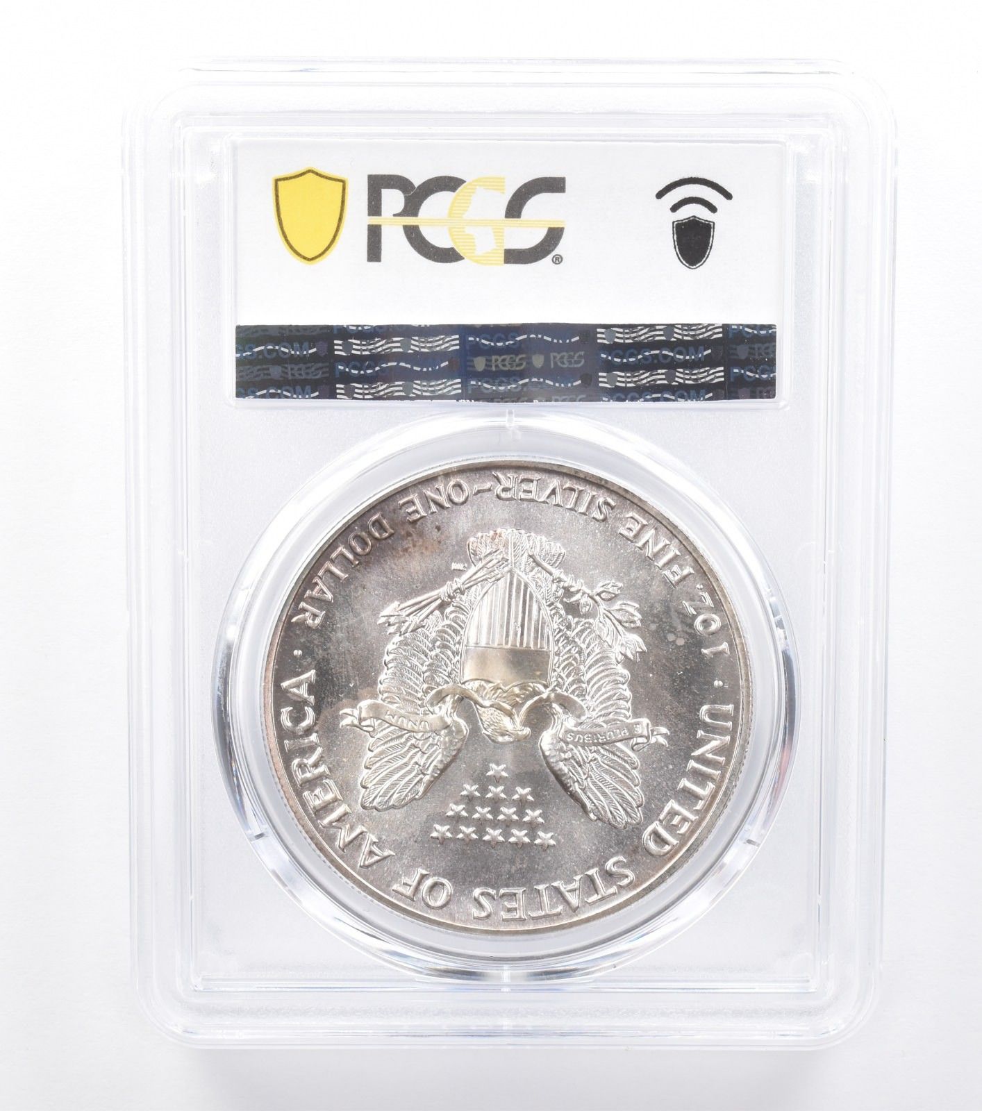 1987年 アメリカン シルバー イーグル MS68 PCGS ダークパープル
