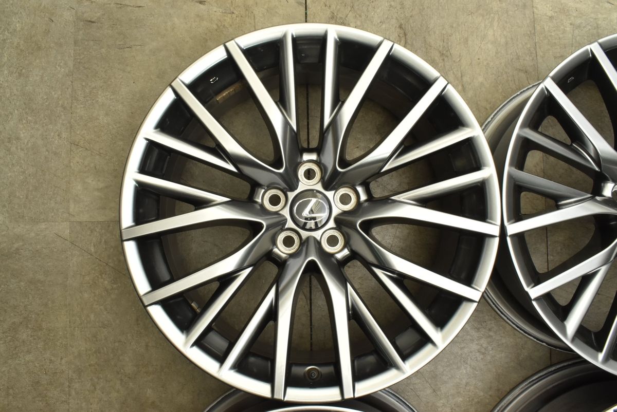 美品ガリ傷無し レクサス RX Fスポーツ 純正 20×8J+30 アルファード 良好品】レクサス RX Fスポーツ 純正 20in 8J +30 PCD114.3 4本