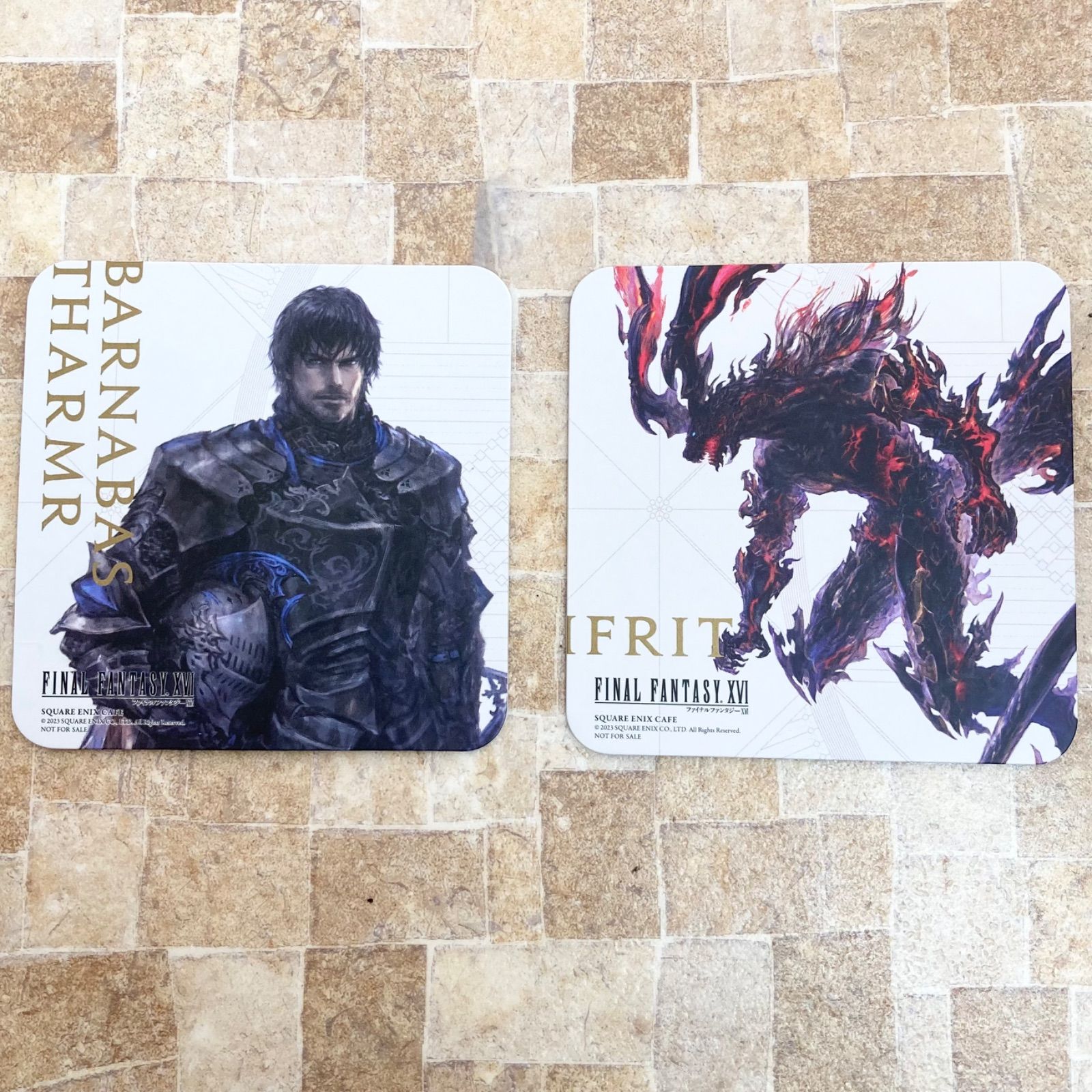 FF14　エオルゼアカフェ　キービジュアル　コースター　23枚セット FF14 エオルゼアカフェ キービジュアル コースター 23枚セット