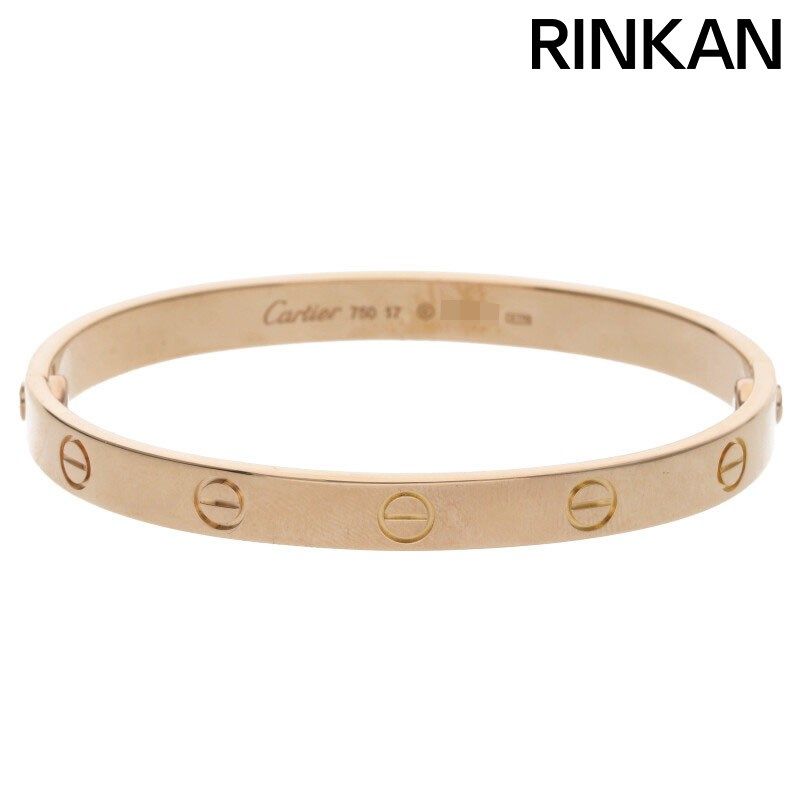 カルティエ  LOVE BRACELET/ラブブレス K18PGラブブレスレット メンズ 17