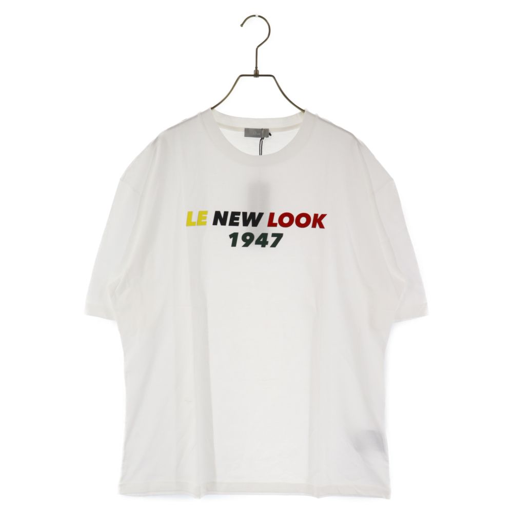 DIOR (ディオール) LE NEW LOCK 1947 フロントロゴプリント半袖Tシャツ
