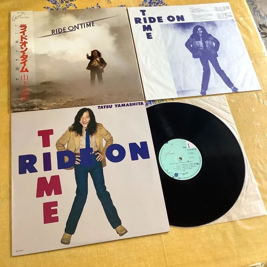 レア全面帯! レコード新同! 1980年 初版盤 山下達郎 ライド・オン・タイム レア全面帯 レコード極美!1980年発売 初版盤 山下達郎 ライド