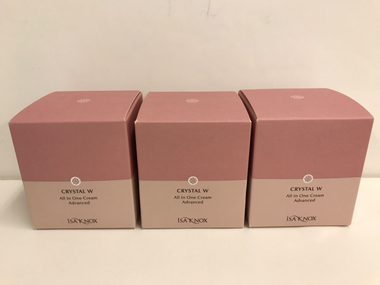 W762 銀座ステファニー化粧品　イザノックス　クリスタル　Wオールインワンクリーム　アドバンスト　50ml 3箱セット