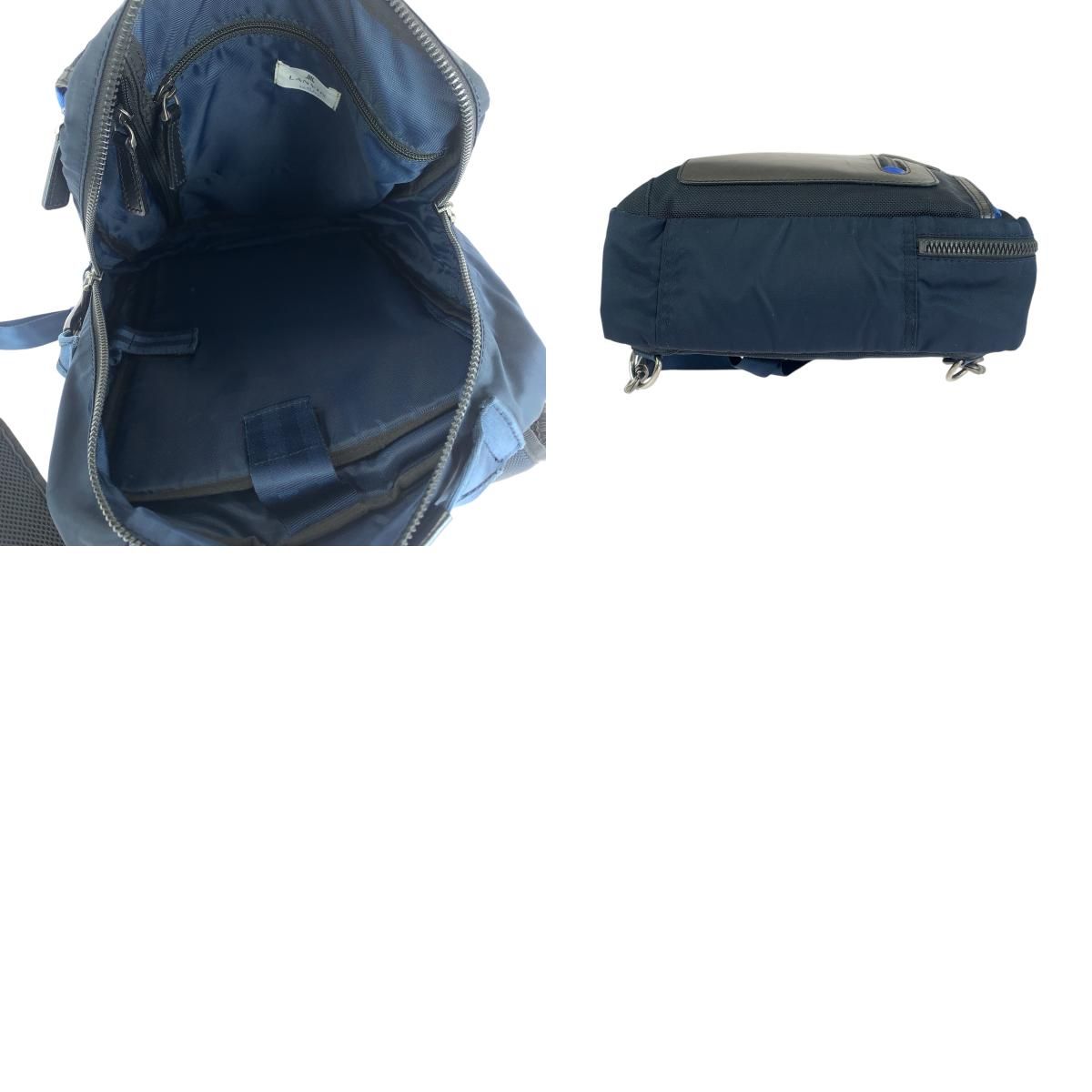 LANVIN en Bleu ランバンオンブルー ブラック 黒 ブルー シルバー金具 