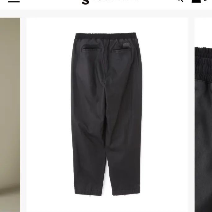 DankeSchon/ダンケシェーン/COATING FRONT ZIP PANTS