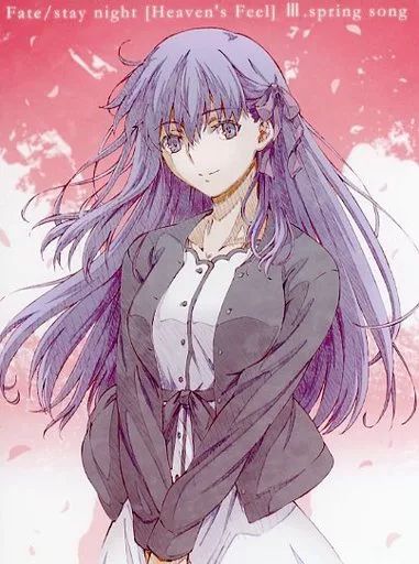 中古】ポストカード 間桐桜 須藤友徳描き下ろしデカポストカード 「Blu