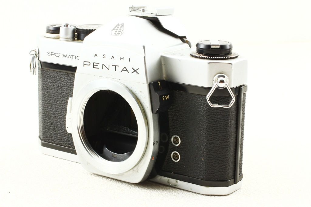 ASAHI PENTAX フィルム一眼レフカメラ 55mm f/1.8レンズ付き 格安品 ASAHI Pentax アサヒペンタックス SP 55/1.8 レンズ付き