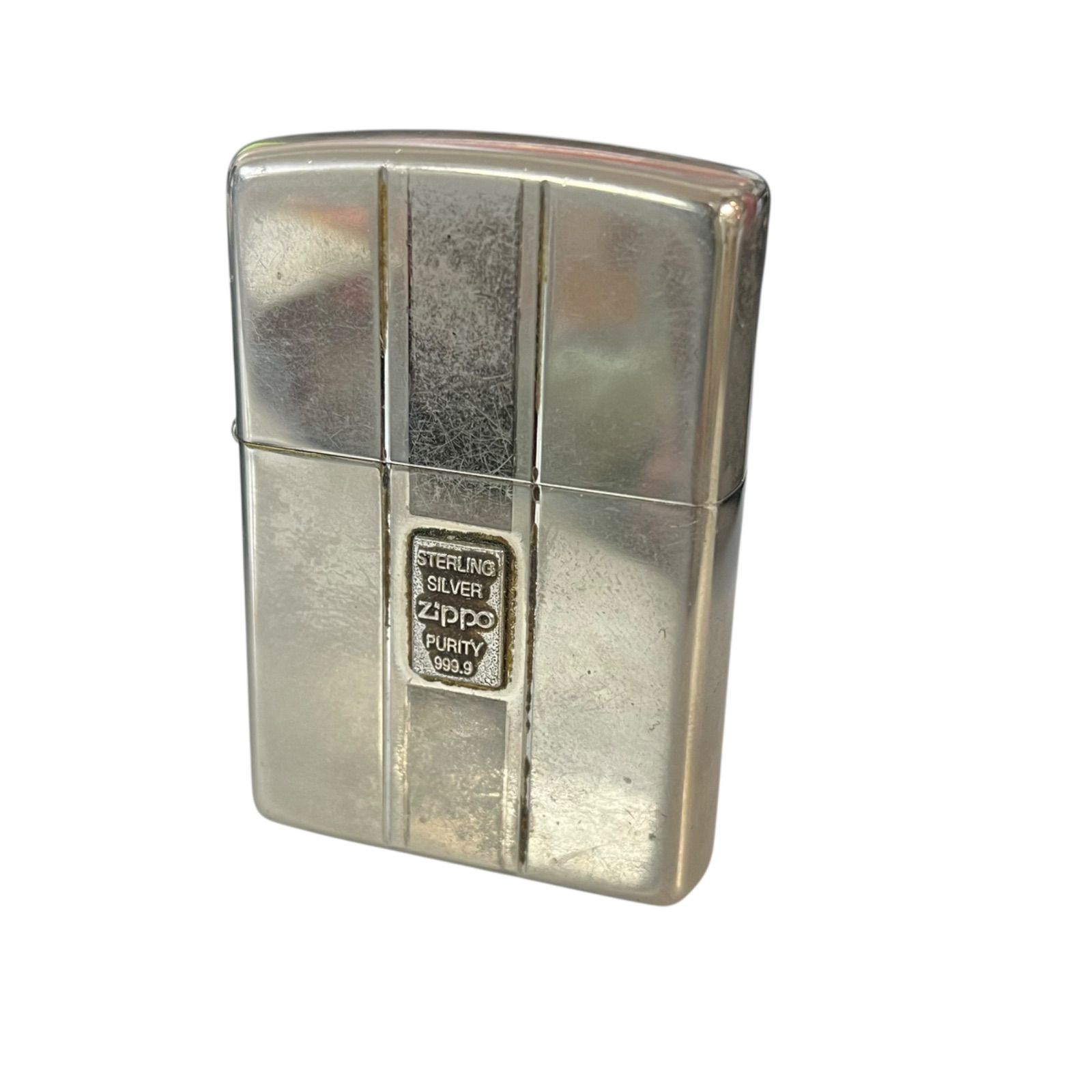 管31137】着火未確認☆ZIPPO ジッポー 純銀 999.9 スターリング