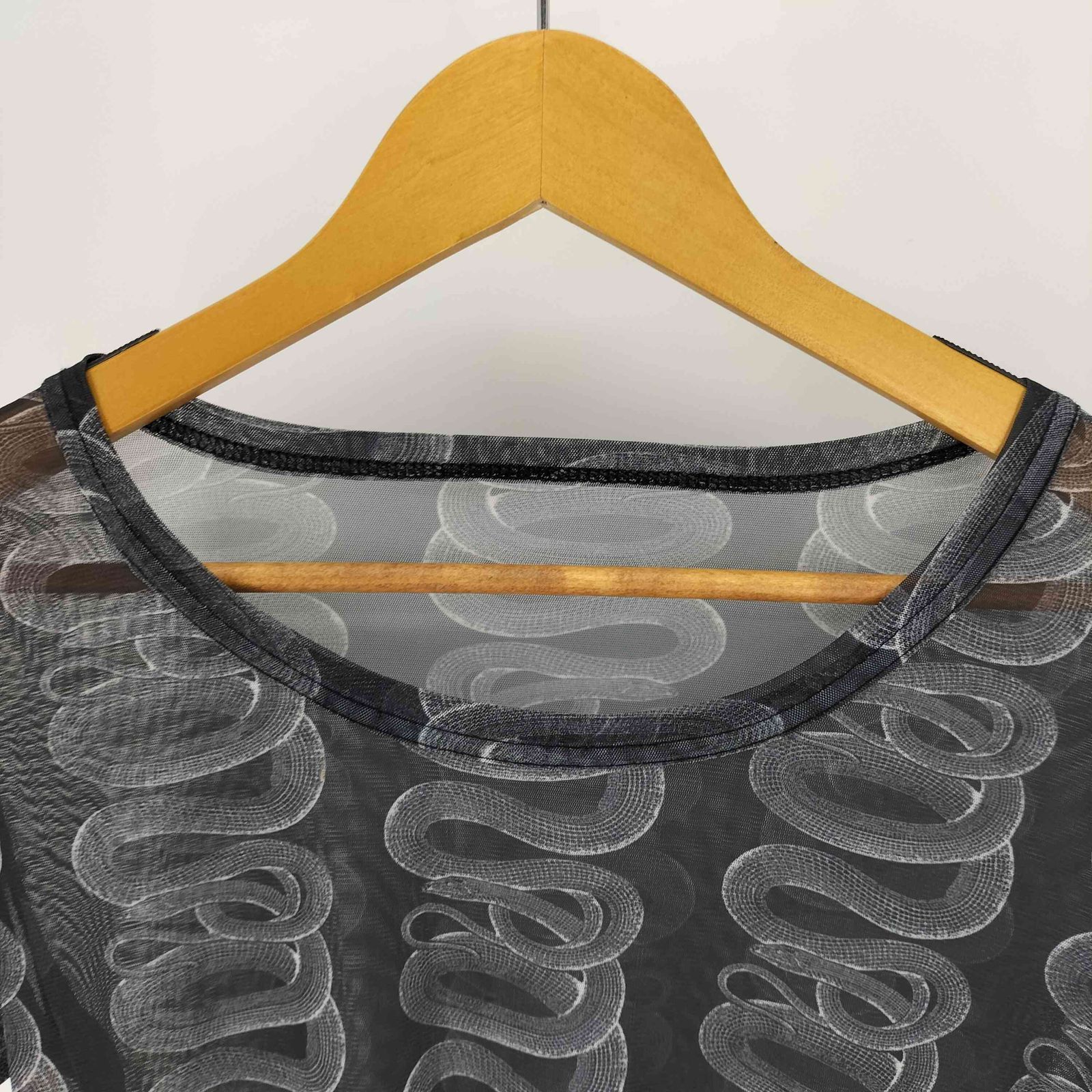 ヒステリックグラマー HYSTERIC GLAMOUR 23SS SNAKE LOOP柄 Tシャツ