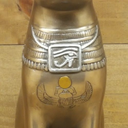 エジプト ブロンズ バステト の大型 像