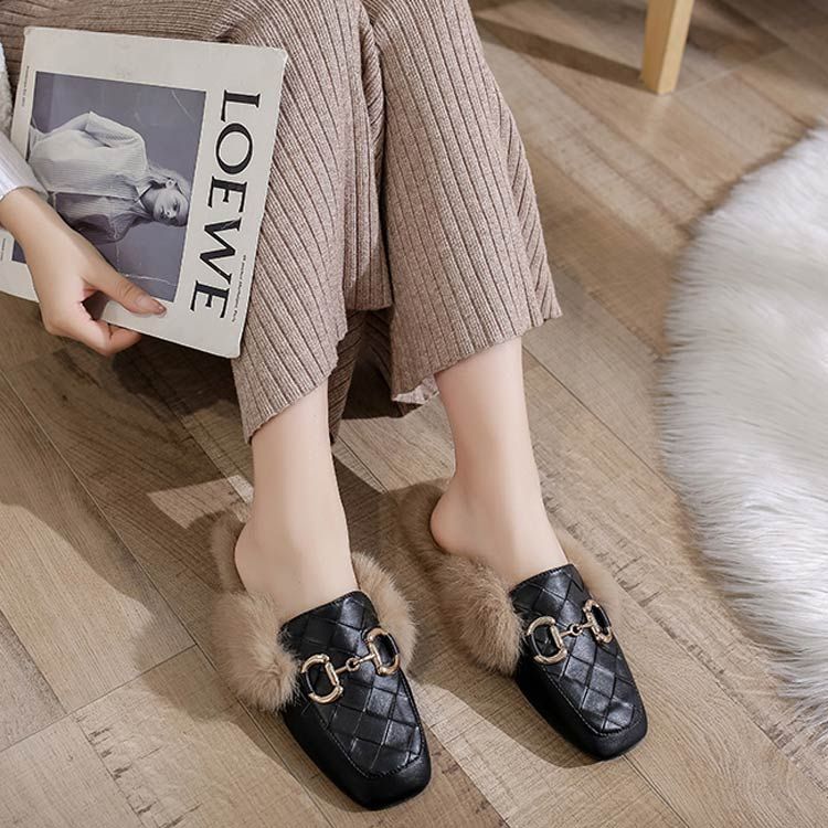 Maison Mangostan レオパード柄 ファーサンダル　17cm Maison Mangostan レオパード柄 ファーサンダル 17cm - メルカリ