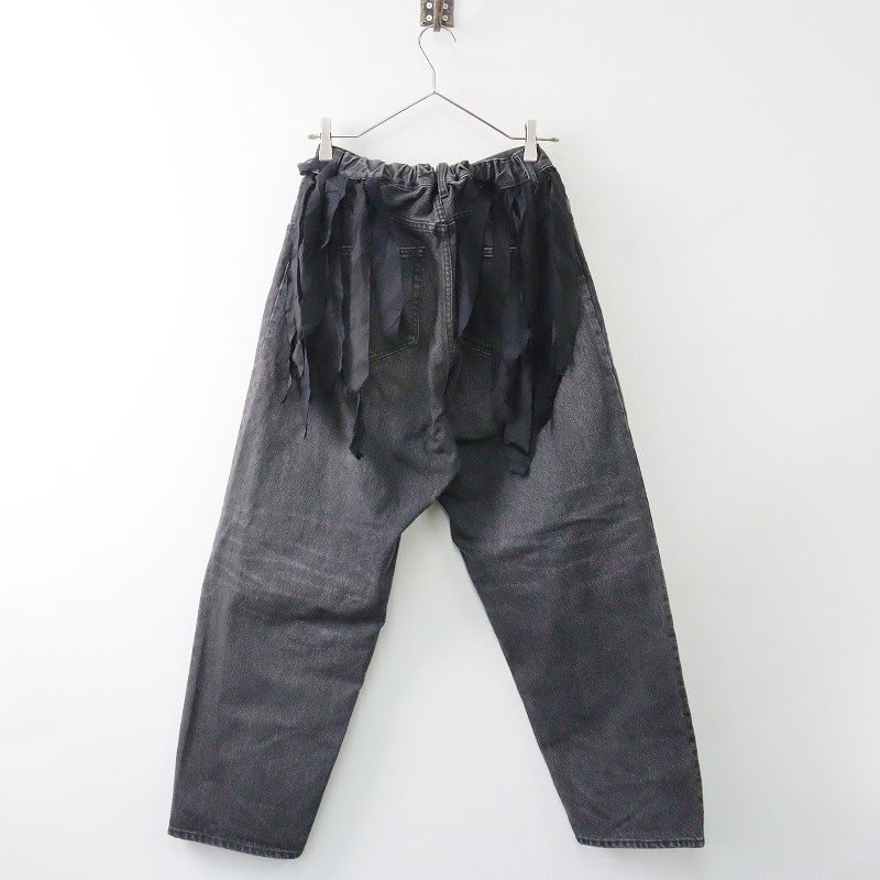 アンダーカバー　リボンパンツ 未使用 アンダーカバー UNDERCOVER アンカバ フリンジ リボン デニム