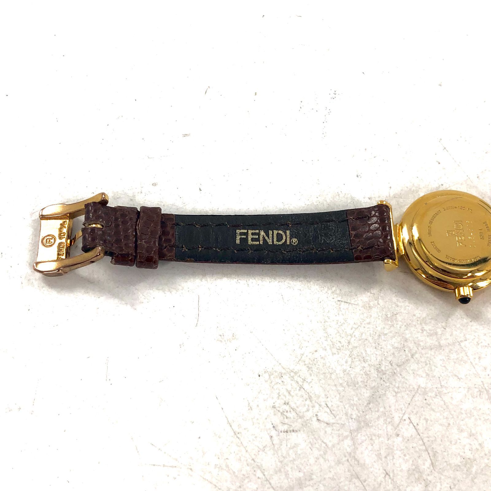 稼働　FENDI 320L レディース腕時計 ゴールド/ブラック　クォーツ フェンディ FENDI 腕時計 GP 320L レディース 中古 – 【公式