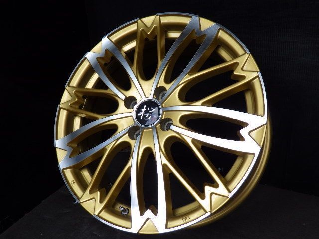 2869 B 和道 桜 R-PRIDE 17x6.0J 4穴 PCD100 48 4本