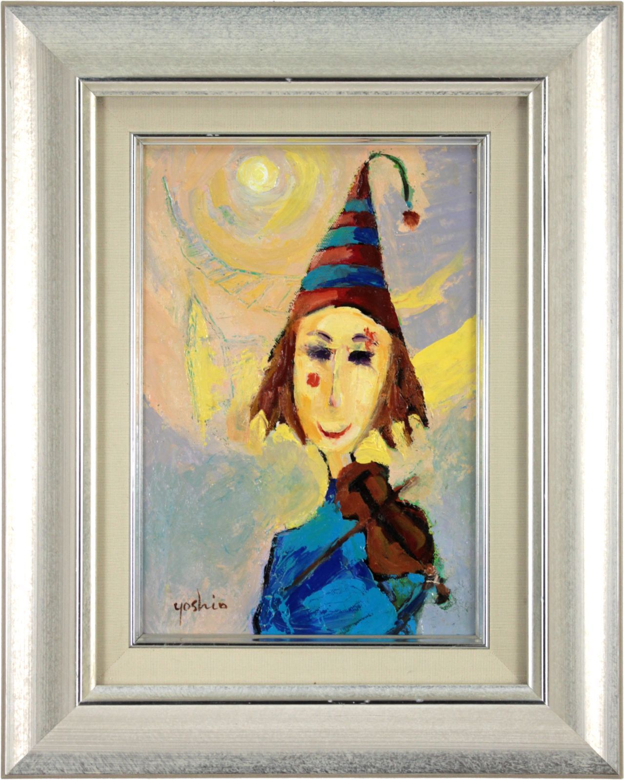 油絵　現代アート　Shu 朱　作者　あんどうまさひろ　油彩画 油絵 現代アート Shu 朱 作者 あんどうまさひろ 油彩画