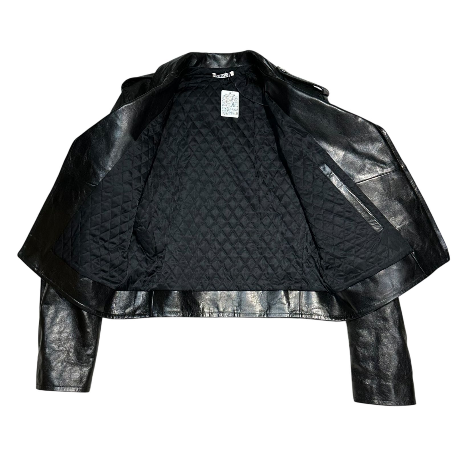【専用】オーラリー 25AW ライダースジャケット AURALEE】25AWスタートLAMB LEATHER CROPPED RIDERS JACKET