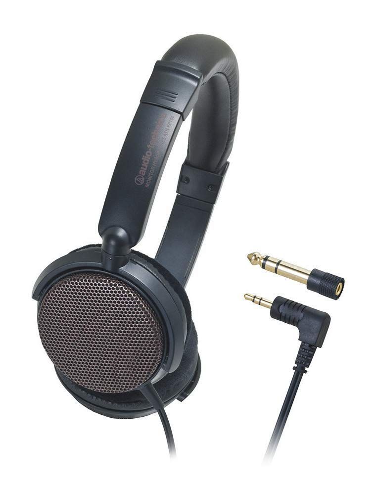 数量 楽器練習 電子ピアノ 軽量 有線 開放型 6.3mmヘッドホン端子変換プラグ付き モニターヘッドホン 楽器用 BW ブラウン ATH-EP700 オーディオテクニカ