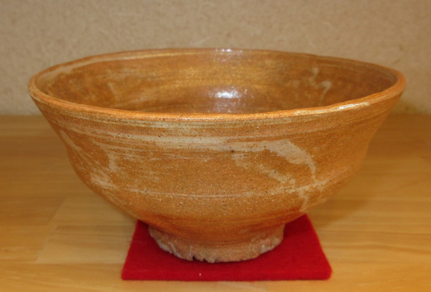 逢絢亭 茶道具 茶碗 古曽部焼 高槻 古曽部 柿蔕写 寒川義崇 共箱入り